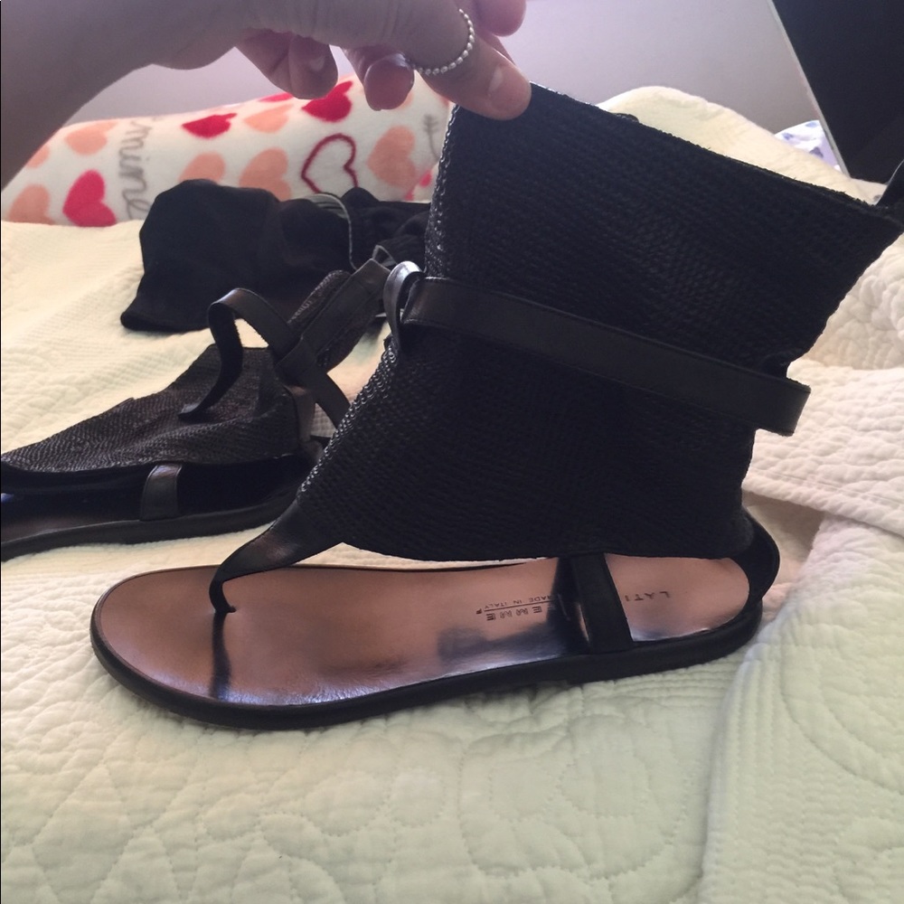 wrap around ankle sandals